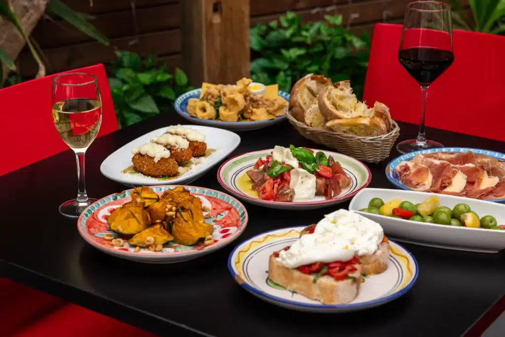 Aperitivo variant menu
