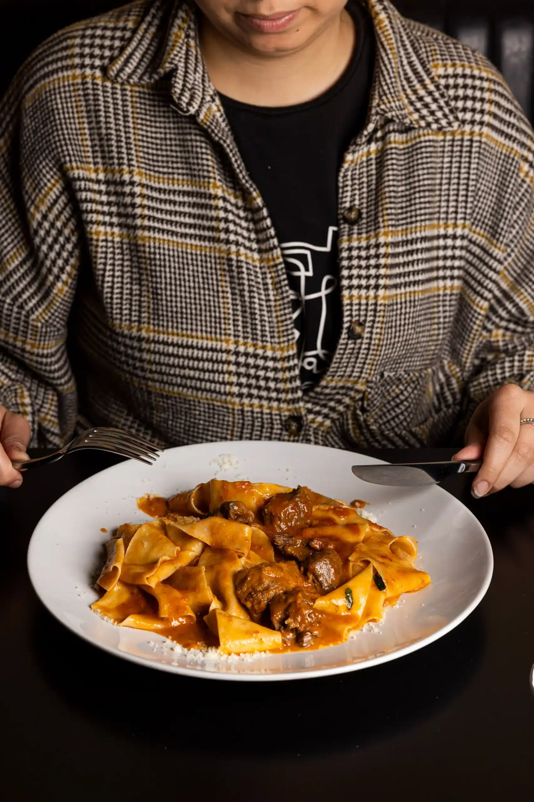 Salumi Pappardelle pasta